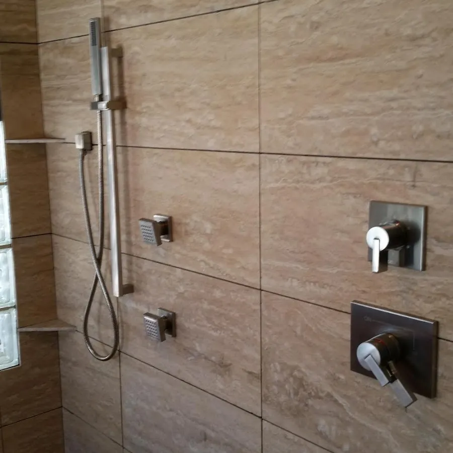 Shower fixture installation for Frozen Pipe Repair in West Samoset